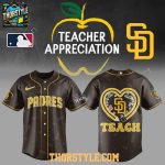 San Diego Padres Proud To Be Teacher Day 2025 Celebration Baseball Jersey