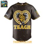 San Diego Padres Proud To Be Teacher Day 2025 Celebration Baseball Jersey