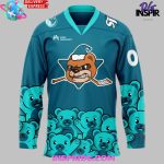 San Jose Barracuda Teddy Bear Edition Blue Hockey Jersey