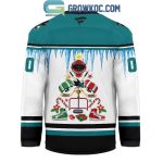 San Jose Sharks Christmas Tree Custom Hockey Jersey