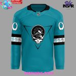 San Jose Sharks Grateful Dead Night 2024 Blue Hockey Jersey