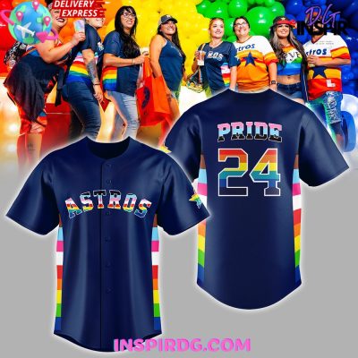 Special Pride Night Houston Astros Blue Jersey
