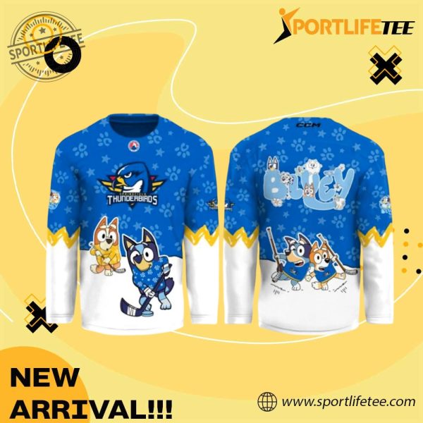 Springfield Thunderbirds X Bluey Night Game Hockey Jersey 2026