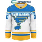 St. Louis Blues Christmas Tree Custom Hockey Jersey