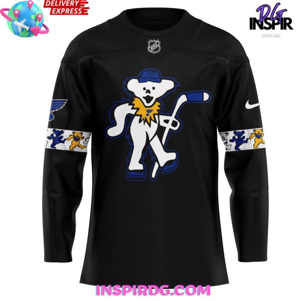 St. Louis Blues Grateful Dead Night Edition Hockey Jersey