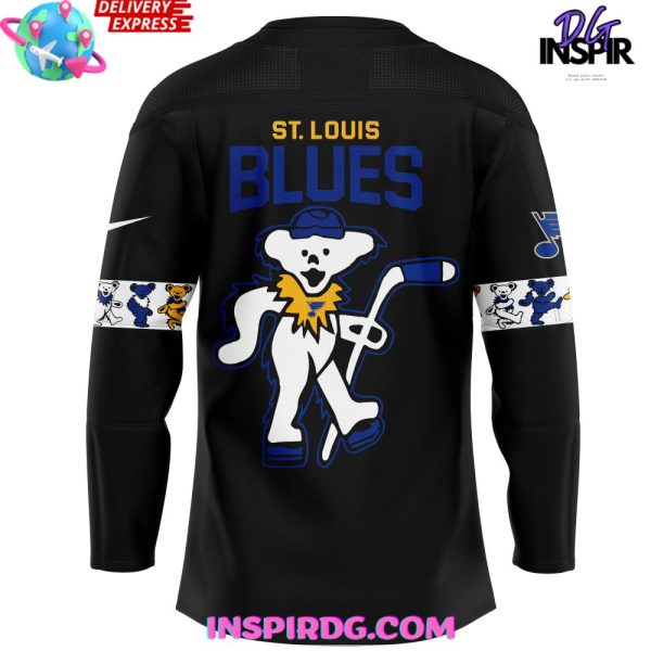 St. Louis Blues Grateful Dead Night Edition Hockey Jersey