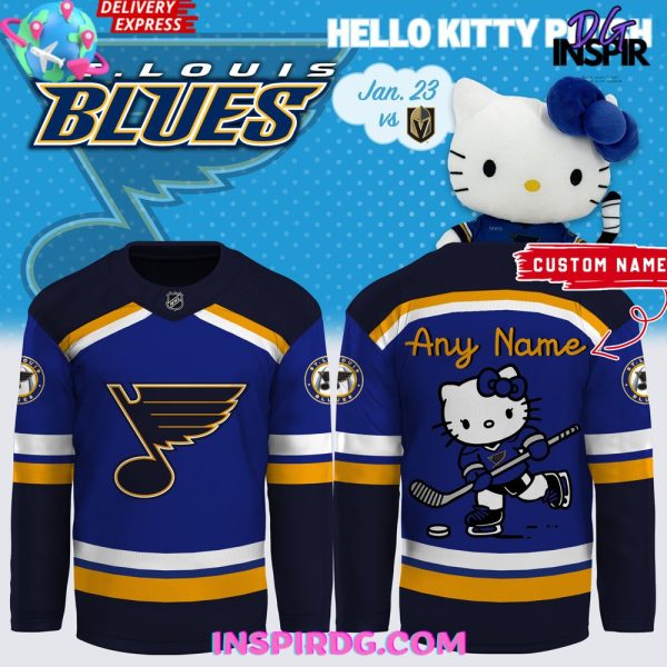 St. Louis Blues Hello Kitty Plush Hockey Jersey
