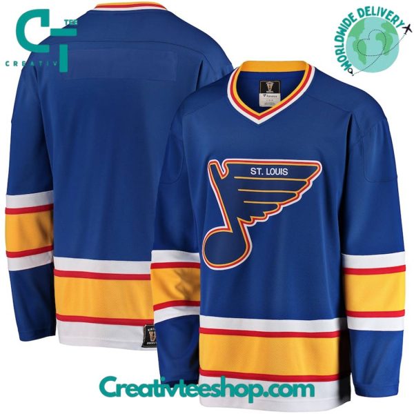 St Louis Blues Premier Breakaway Heritage Blank Hockey Jersey