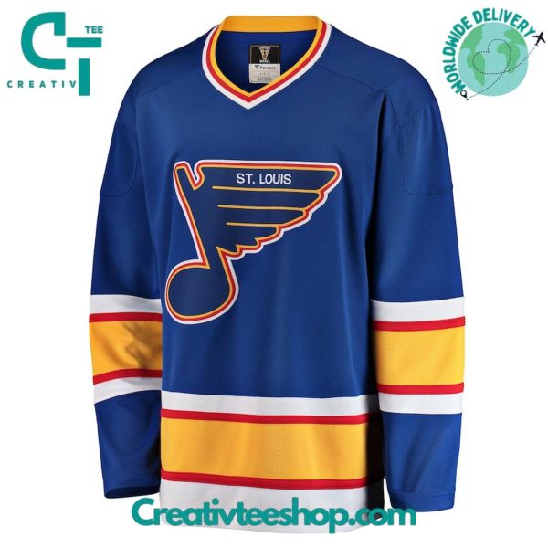 St Louis Blues Premier Breakaway Heritage Blank Hockey Jersey