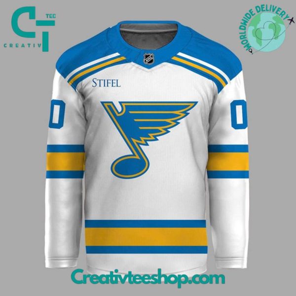 St. Louis Blues "Remixed Remastered Reborn" Special New 2025 Hockey Jersey - White