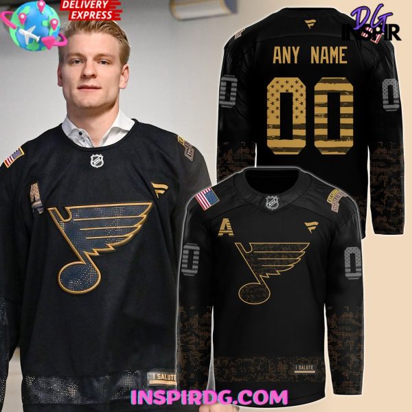 St. Louis Blues Salute To Service Fanatics Camo Hockey Jersey