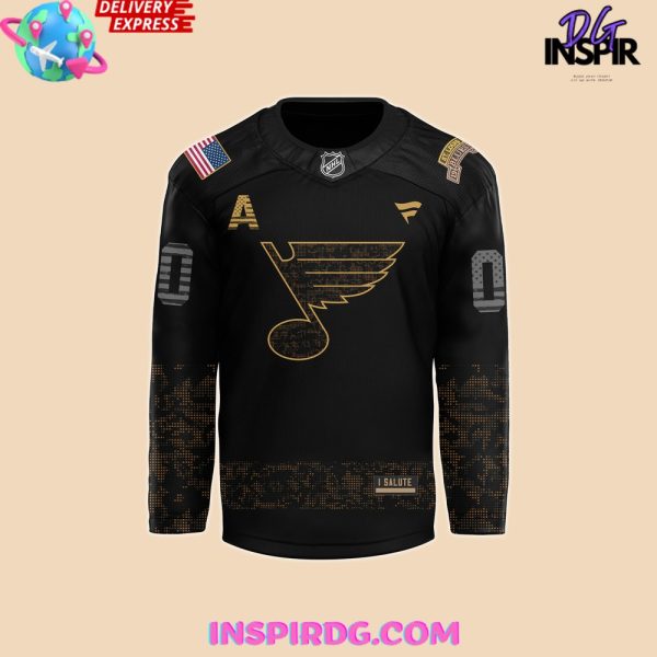 St. Louis Blues Salute To Service Fanatics Camo Hockey Jersey