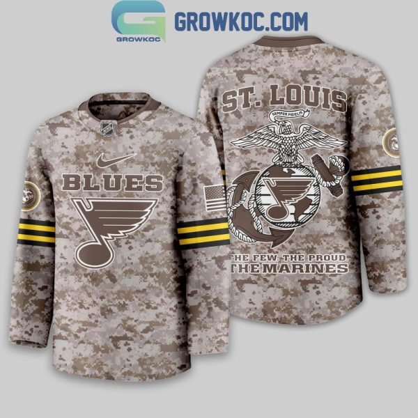St. Louis Blues Us Marine Corps Hockey Jersey
