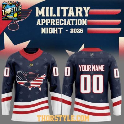 St. Louis Blues X Military Appreciation Night 2026 Hockey Jersey