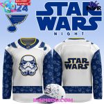 St. Louis Blues X Star Wars Night 2024 Hockey Jersey