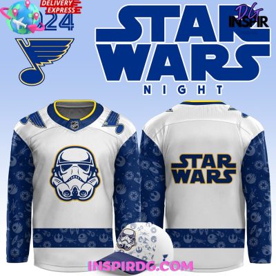 St. Louis Blues X Star Wars Night 2024 Hockey Jersey