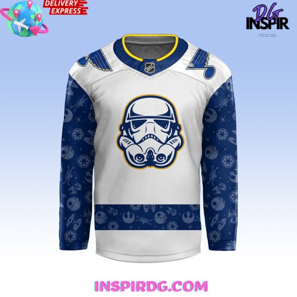 St. Louis Blues X Star Wars Night 2024 Hockey Jersey
