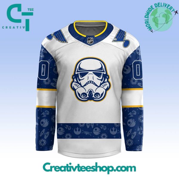 St Louis Blues X Star Wars Night Hockey Jersey