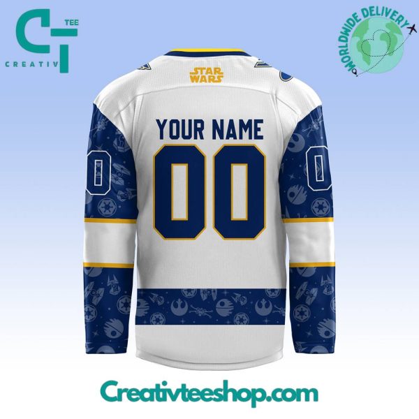 St Louis Blues X Star Wars Night Hockey Jersey