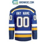 St. Louis Blues Be The Fighter 2024 Home Personalized Hockey Jersey