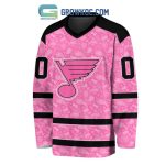 St. Louis Blues Nhl Special Pink Breast Cancer Hockey Jersey Long Sleeve