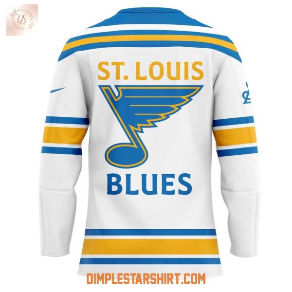 St. Louis Blues New Uniforms 2025 White Hockey Jersey