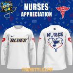 St. Louis Blues Nurses Appreciation Work Of Heart 2025 Hockey Jersey