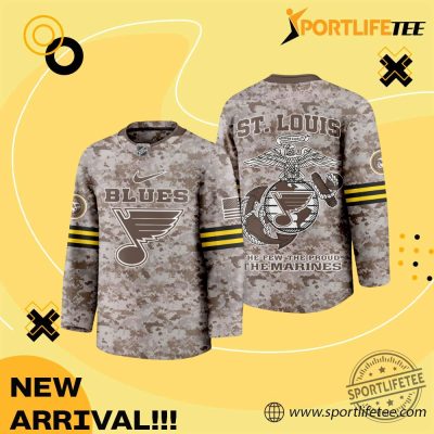 St. Louis Blues Us Marine Corps Hockey Jersey