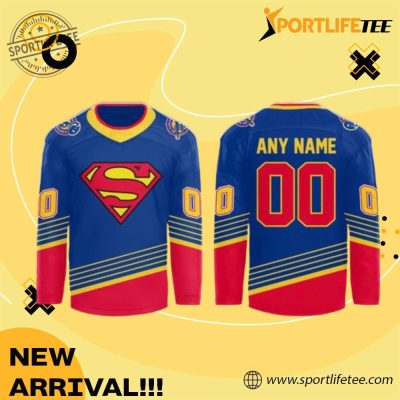 St. Louis Blues X Supper Hero Night Hockey Jersey 2025