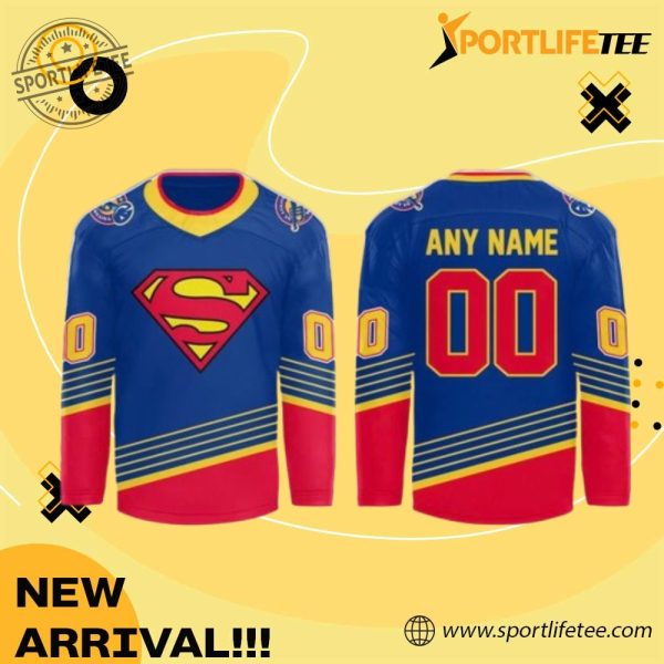 St. Louis Blues X Supper Hero Night Hockey Jersey 2025