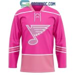 St. Louis Blues X Pink At The Rink Night Hockey Jersey