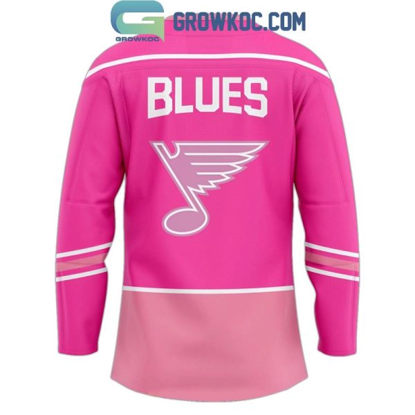 St. Louis Blues X Pink At The Rink Night Hockey Jersey
