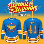 St. Louis Blues X Super Hero Wonder Woman Night Hockey Jersey