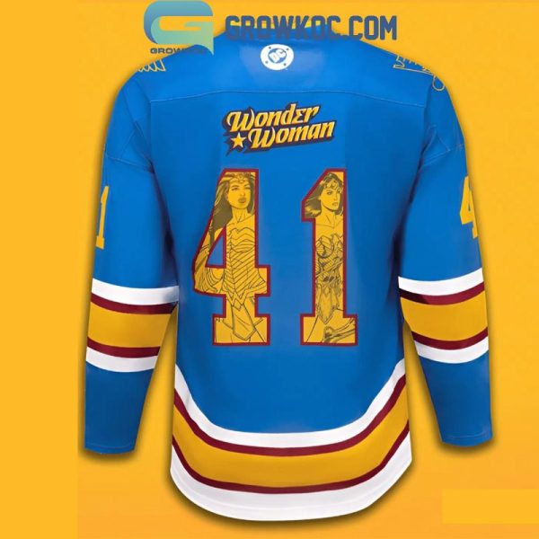 St. Louis Blues X Super Hero Wonder Woman Night Hockey Jersey