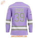 St.Louis Blues Hockey Fights Cancer Lavender Chase Hockey Jersey