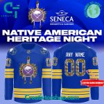 Buffalo Sabres Nhl Native American Heritage Month Blue Special Edition Jersey