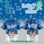 Los Angeles Dodgers X 2025 Bluey Night Baseball Jersey