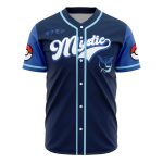 Team Mystic Blue Baseball Jersey - Stylish Gamer Apparel For Pokémon Fans