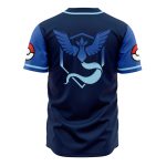 Team Mystic Blue Baseball Jersey - Stylish Gamer Apparel For Pokémon Fans