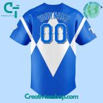 Texas Rangers X Power Rangers Night 2025 Special Blue Baseball Jersey