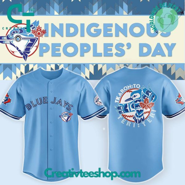 Toronto Blue Jays 2024 Indigenous Peoples’ Day Blue Jersey