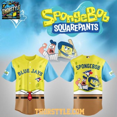 Toronto Blue Jays 2026 Spongebob Squarepants Cartoon Night Baseball Jersey