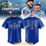 Toronto Blue Jays Al 2025 Champions Lights Up Let'S Go Baseball Jersey