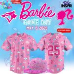 Toronto Blue Jays Barbie Game Day 2025 Baseball Jersey