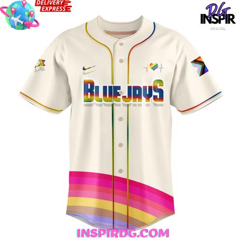 Toronto Blue Jays Be Proud Of Yourself Pride Celebration Baseball Jersey