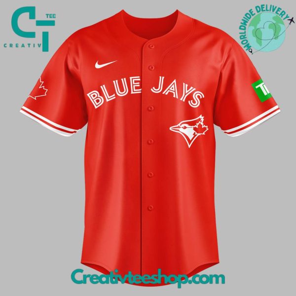 Toronto Blue Jays Canada Day 2025 Custom Baseball Jersey