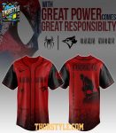 Toronto Blue Jays Celebrating Spider Man Game Night 2025 Baseball Jersey