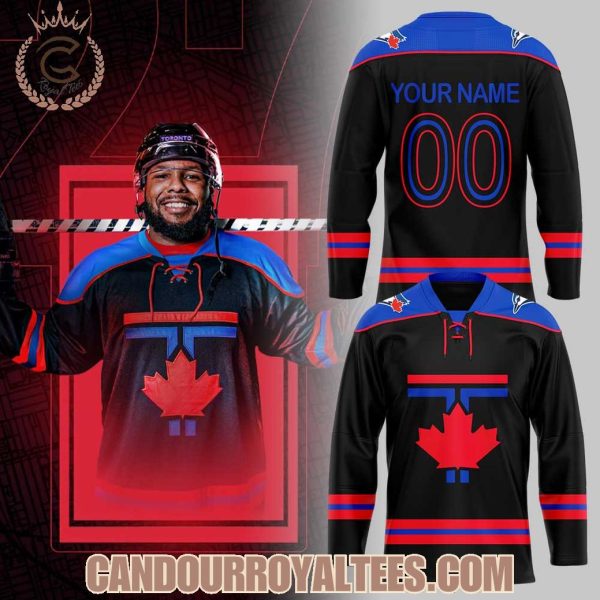 Toronto Blue Jays City Connect 2025 Custom Hockey Jersey