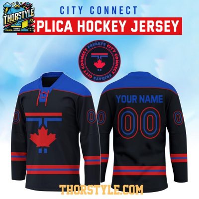 Toronto Blue Jays City Connect 2025 Personalized Hockey Jersey