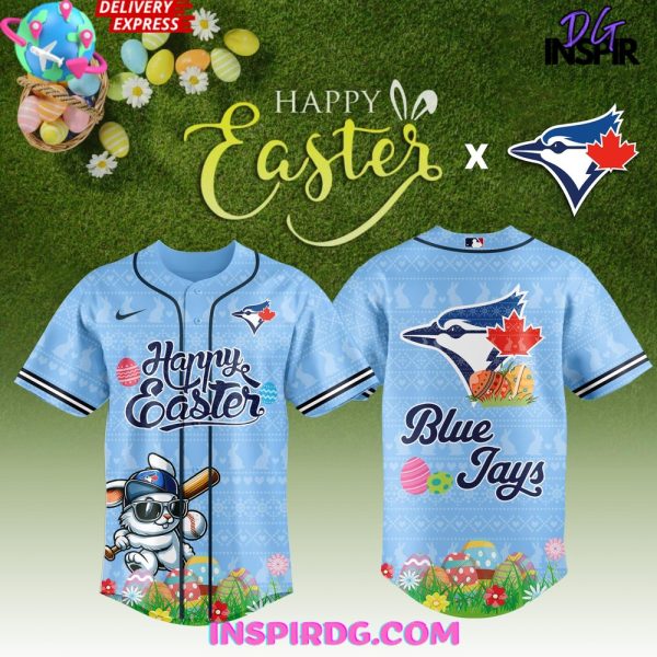 Toronto Blue Jays Happy Easter 2025 Baseball Jersey